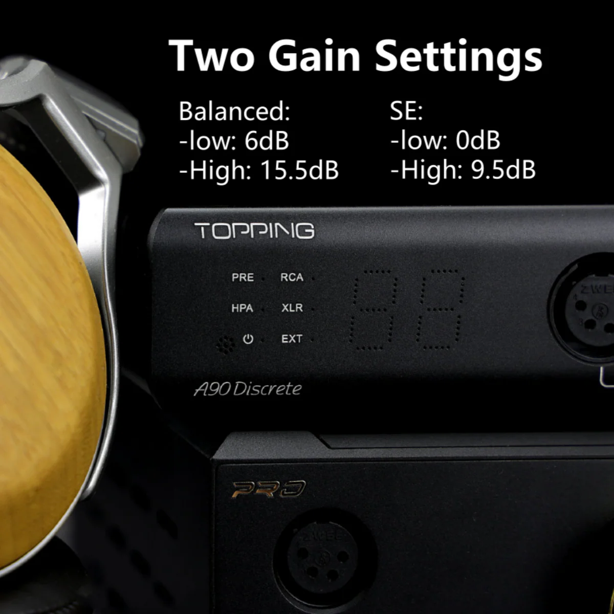 TOPPING A90 Discrete HiFi Headphone Amplifier（Used-Like New） - Image 4
