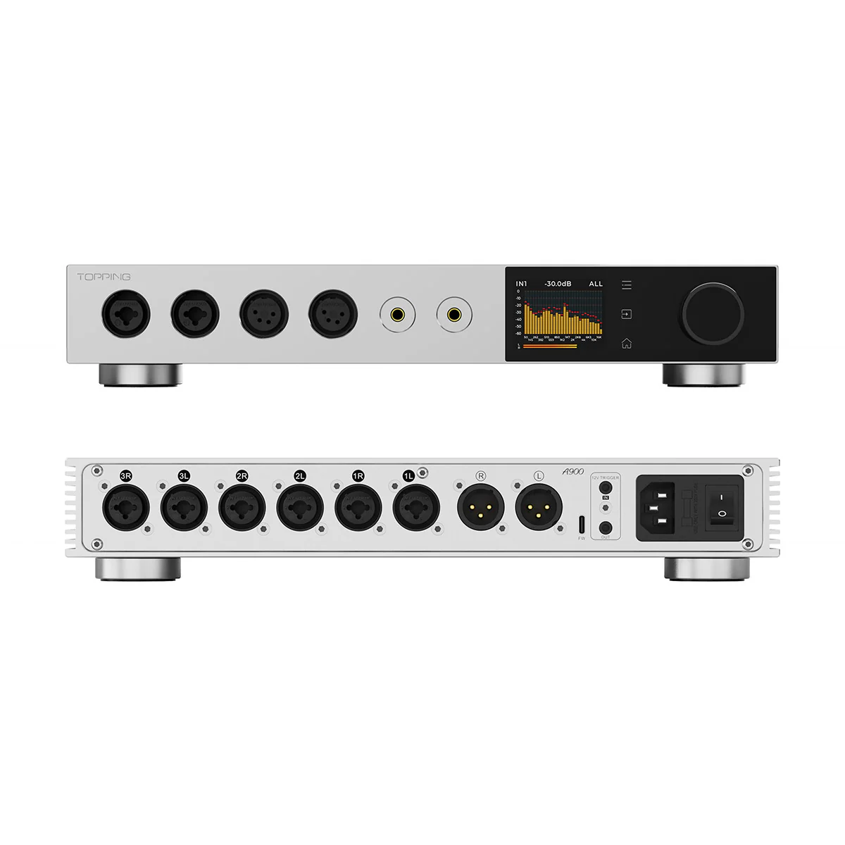 TOPPING A900 Ultra-Flagship Headphone Amplifier (Used-like new) - Image 4