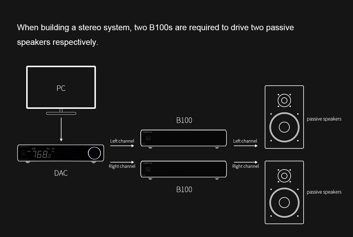 TOPPING B100 Mono Block Power Amplifier - Image 5