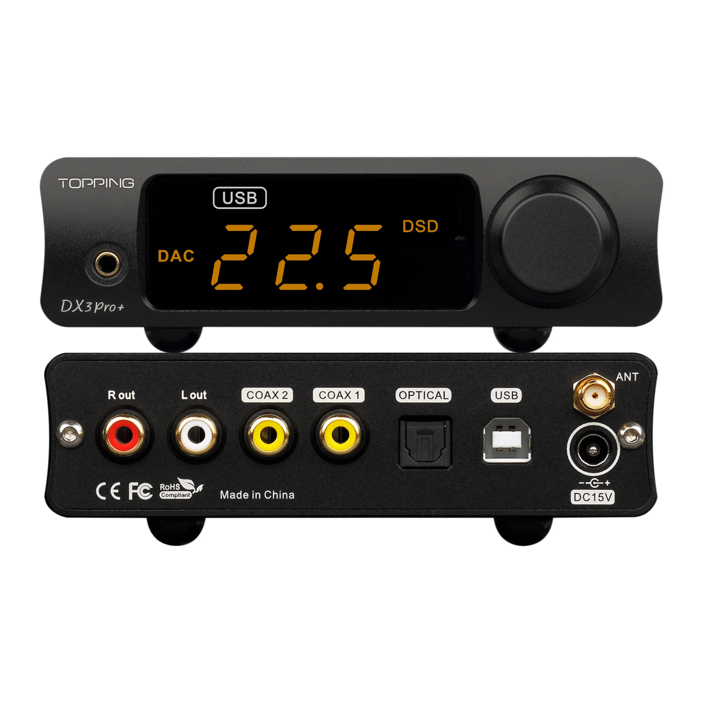 TOPPING DX3Pro+ LDAC Headphone Amplifier - Image 5