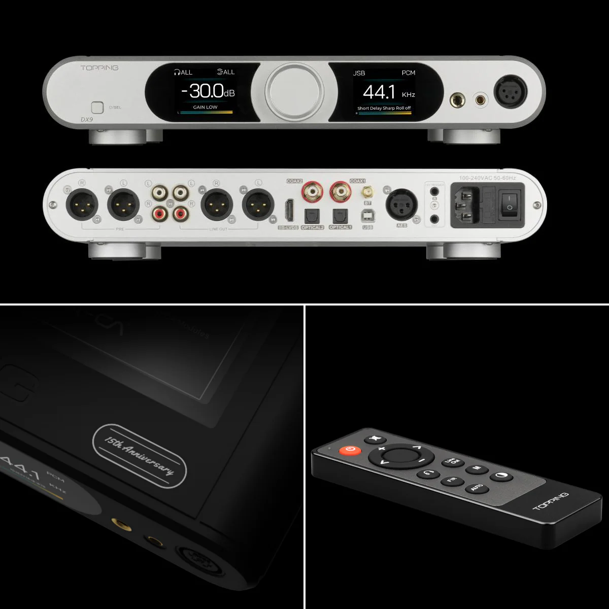 TOPPING DX9 AK4499EQ Flagship DAC & Headphone Amplifier - Image 4