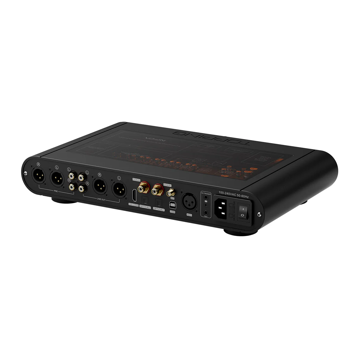 TOPPING DX9 Discrete Fully Balanced 1-Bit DAC & Headphone Amplifier（Used-Like New） - Image 4