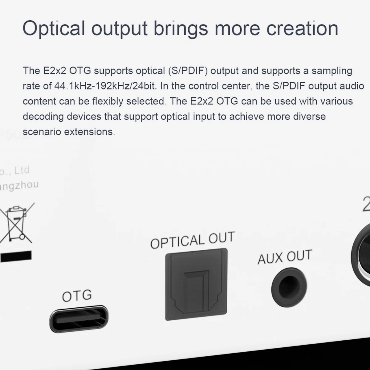 TOPPING E2X2 OTG USB Audio Interface - Image 7