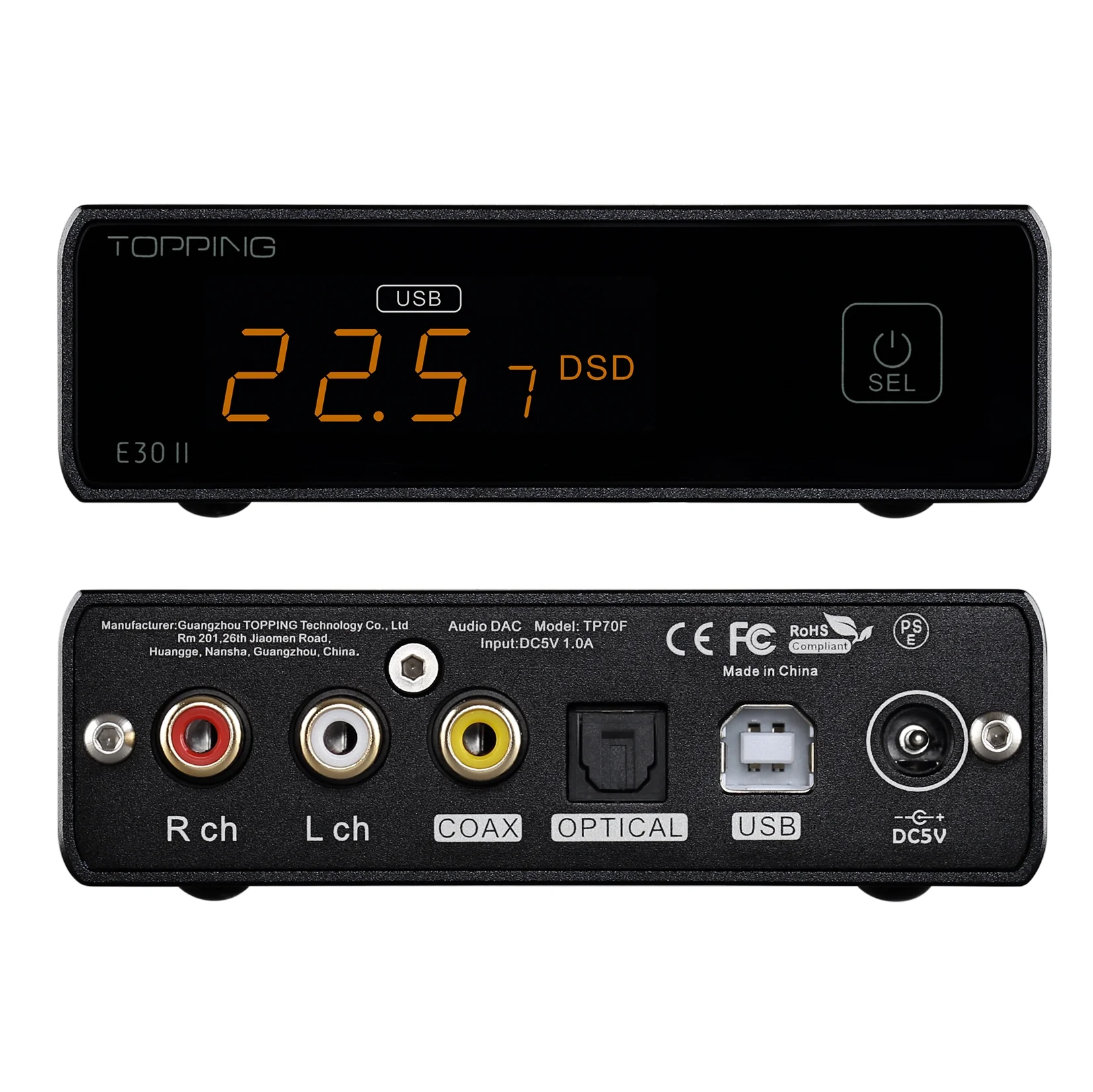 TOPPING E30 II Dual AK4493S Chips Hi-Res Audio DAC - Image 3
