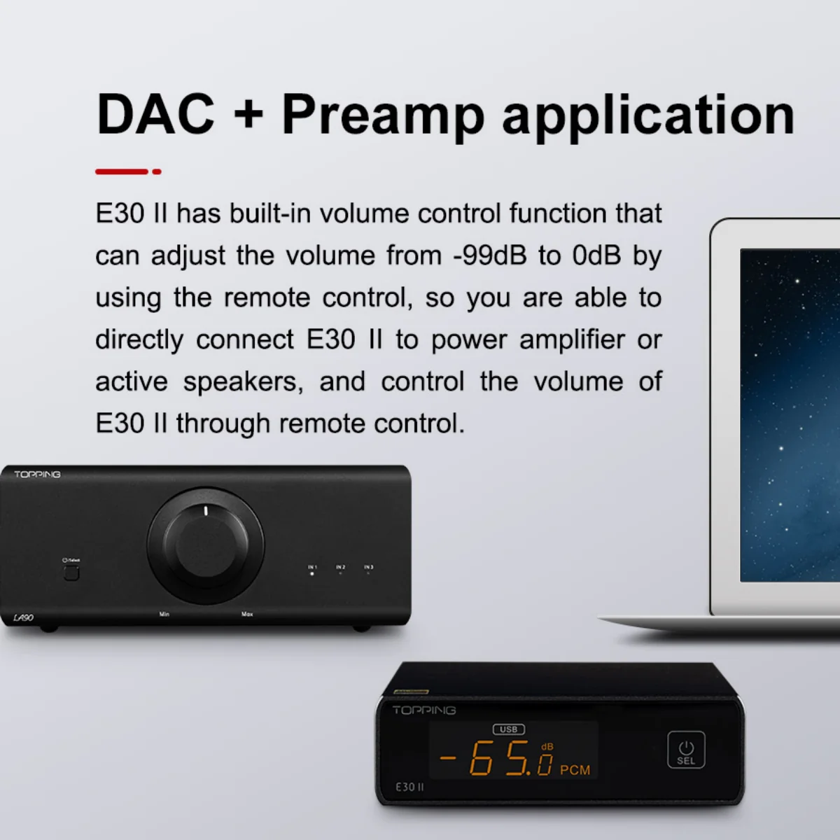 TOPPING E30 II Dual AK4493S Chips Hi-Res Audio DAC（Used-Like New） - Image 4