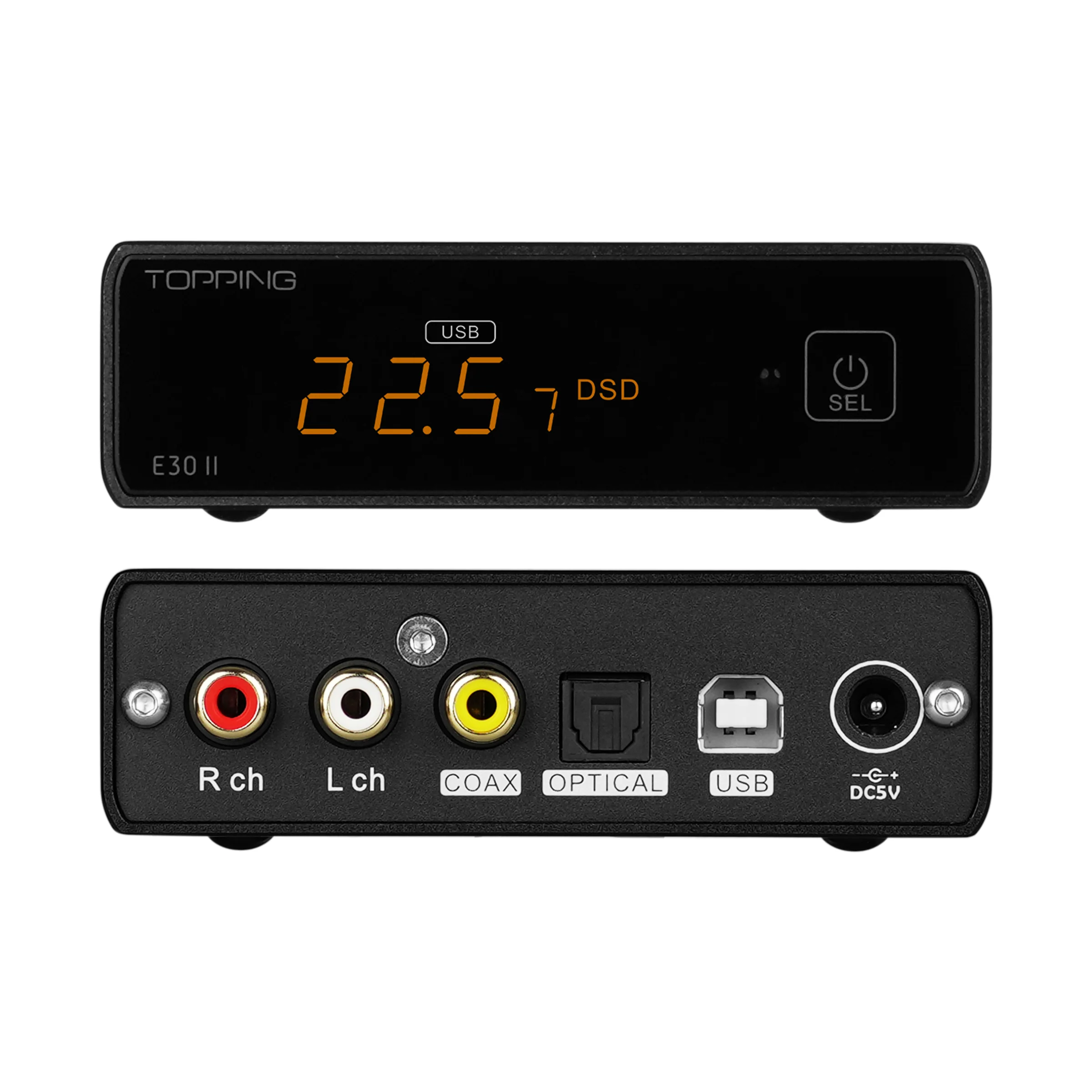 TOPPING E30 II Lite Hi-Res Audio Preamp DAC - Image 3