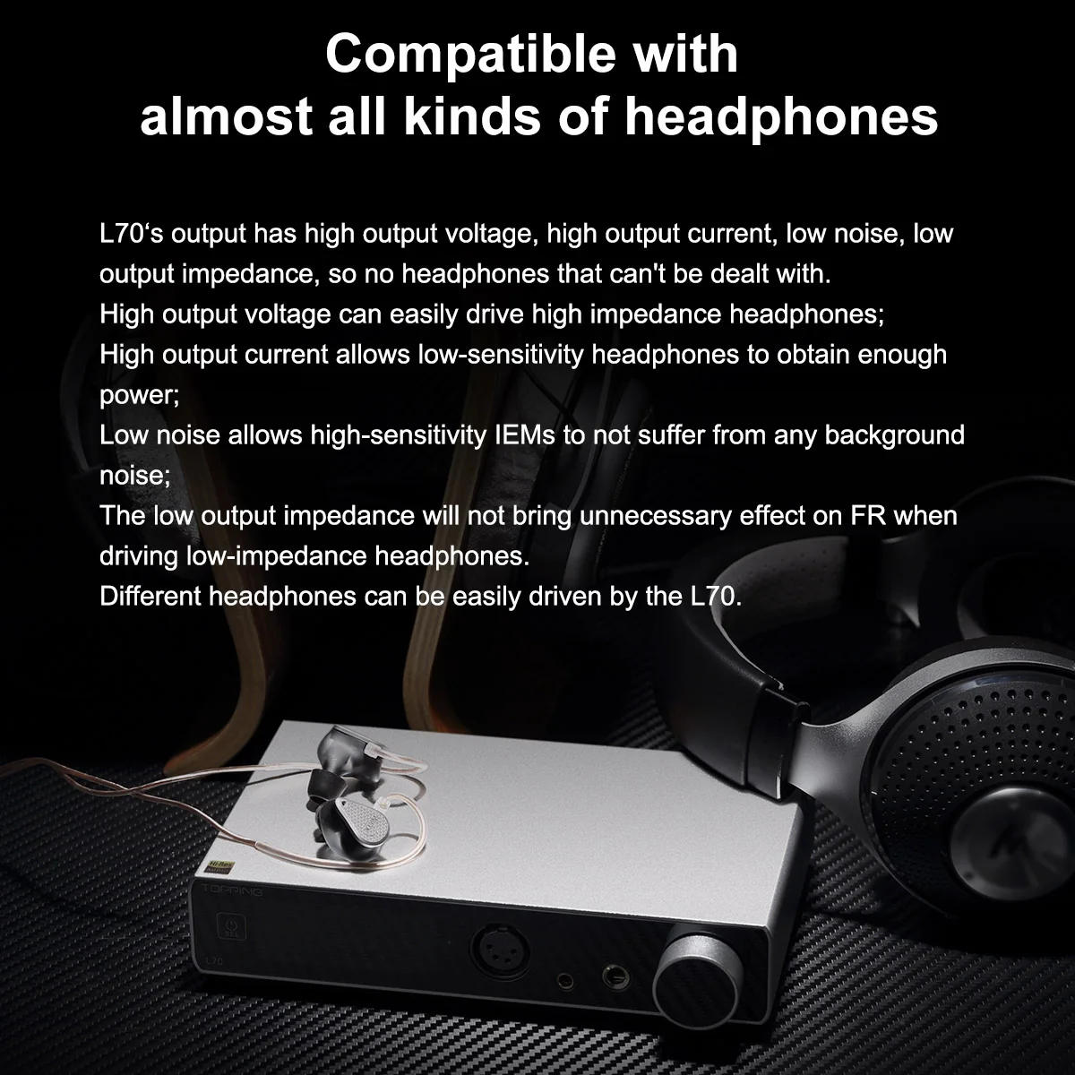 TOPPING L70 Full Balanced Headphone Amplifier(Used-Like New) - Image 4