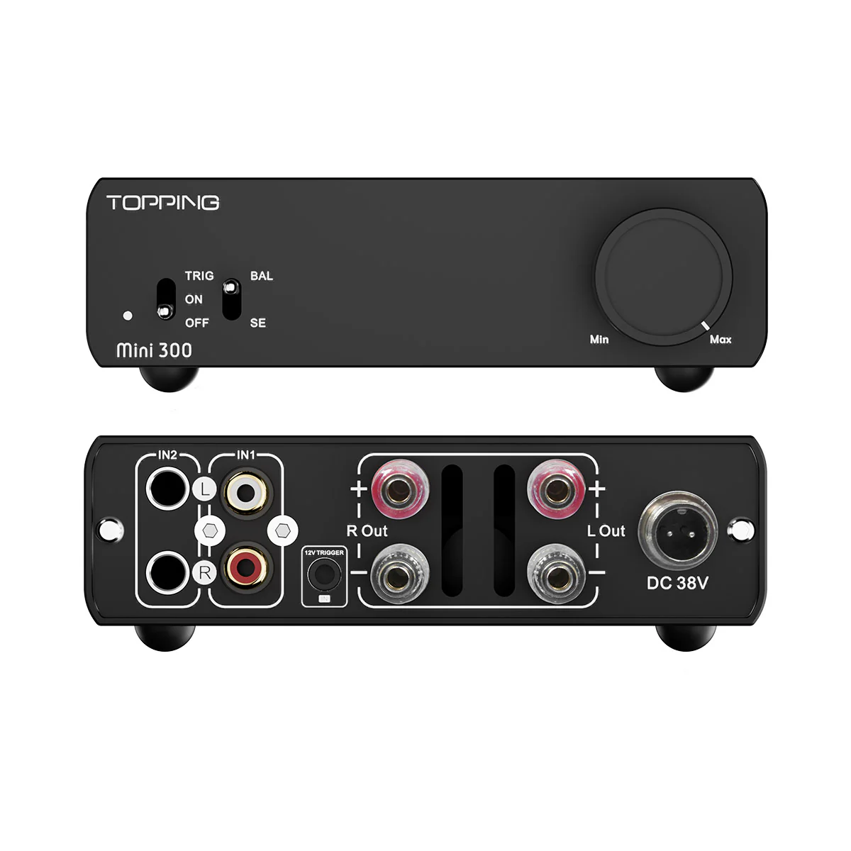 TOPPING Mini 300 Fully Balanced Desktop Power Amplifier - Image 4