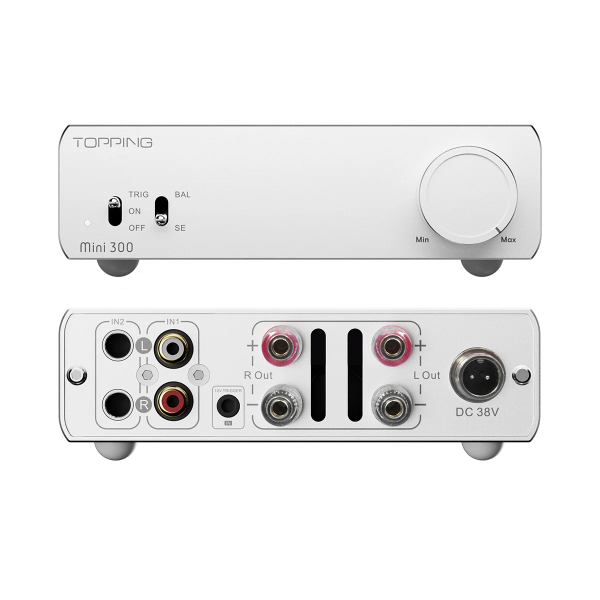 TOPPING Mini 300 Fully Balanced Desktop Power Amplifier - Image 7